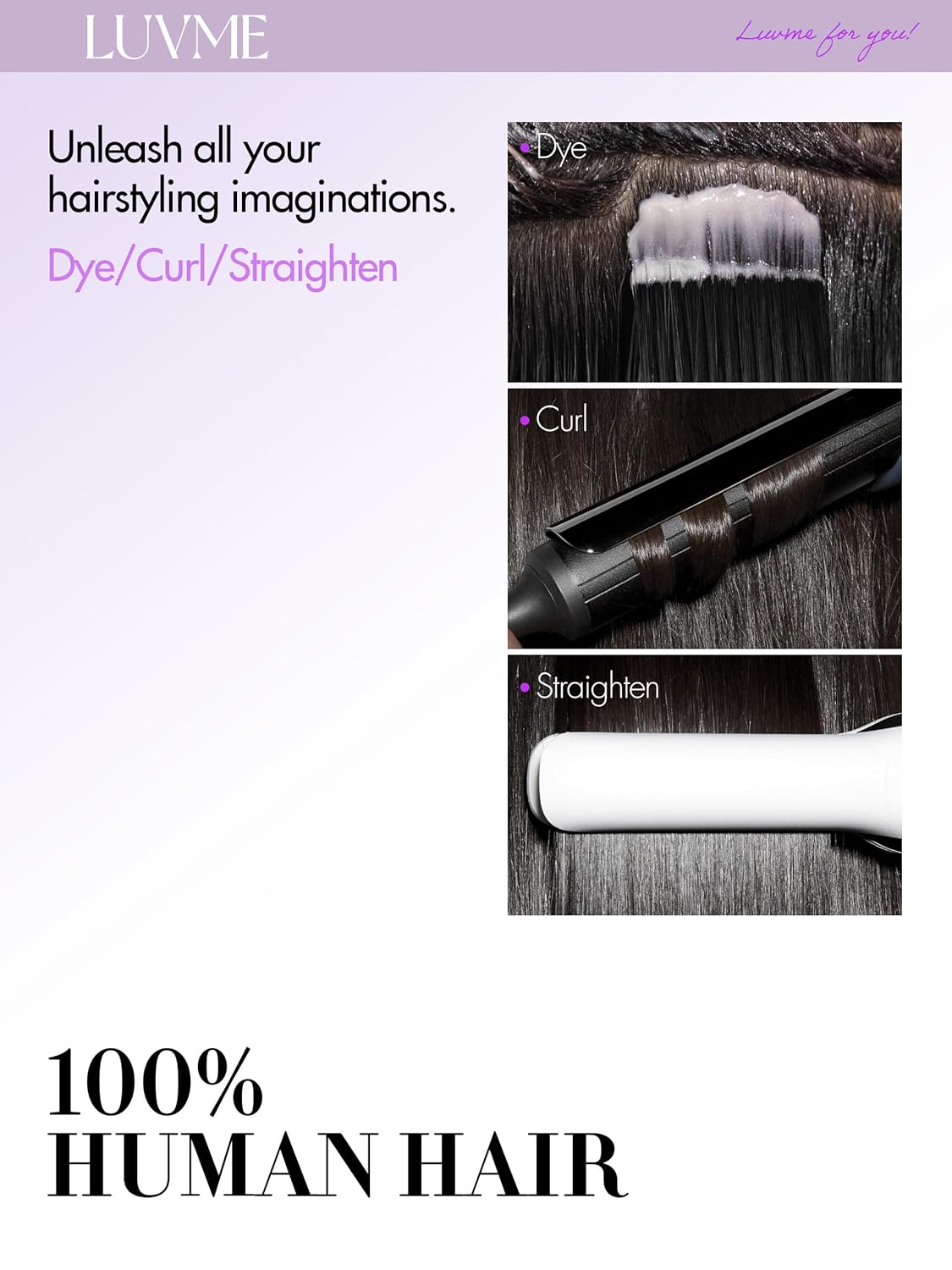 LUVME Virgin Human Hair Body Wave Bundles 3 Pack 16 18 20 Inch - Image 5