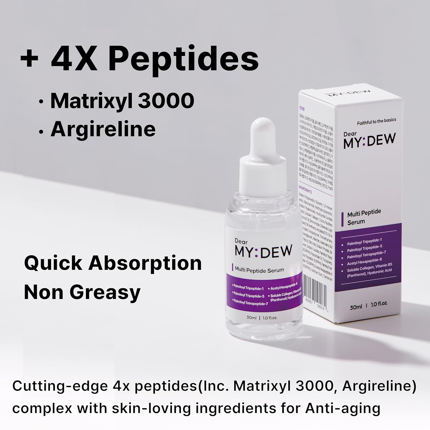 **Matrixyl 3000 Argireline Vegan Collagen Multi Peptide Complex Serum 1 Fl Oz** - Image 2