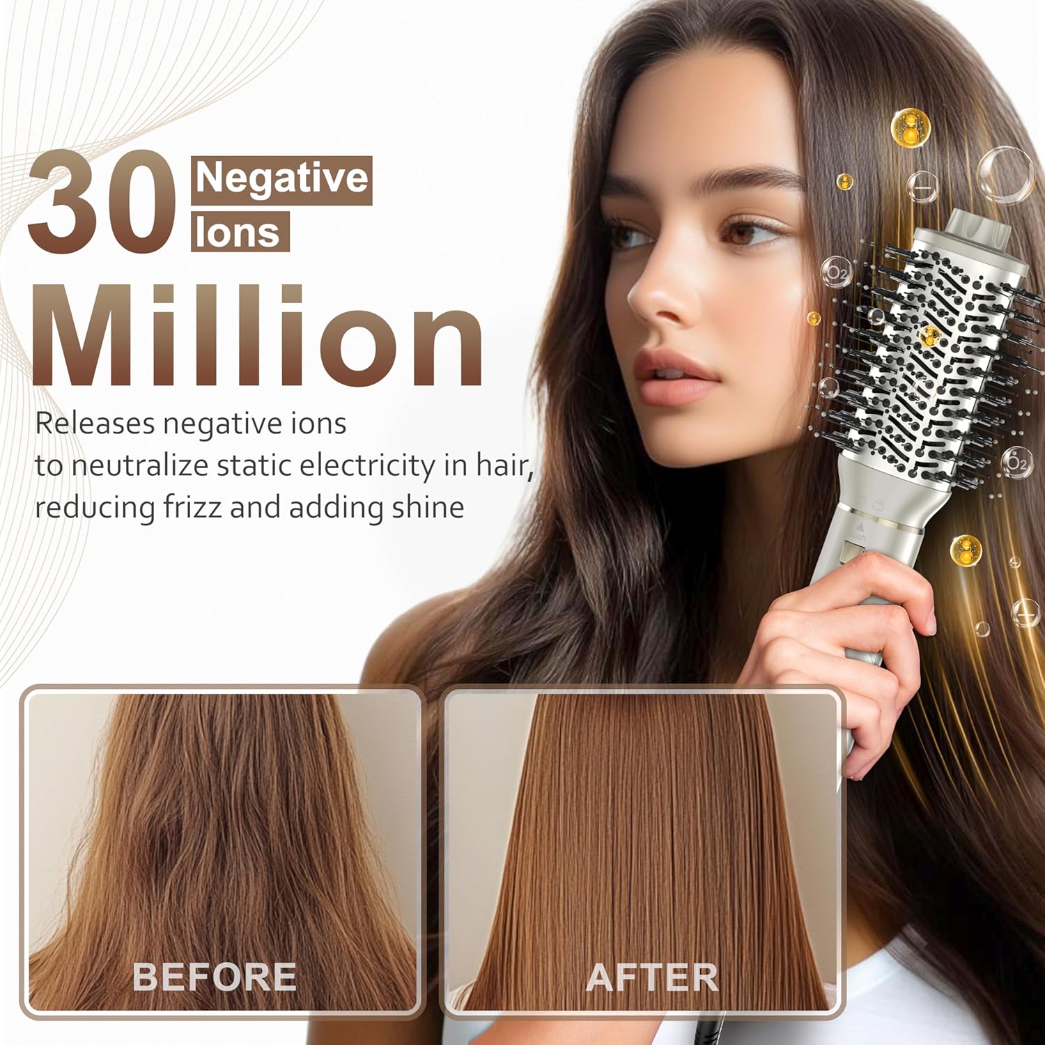 7-in-1 Ionic Hair Dryer Brush Set with 110,000 RPM for Styling and Drying - Image 3
