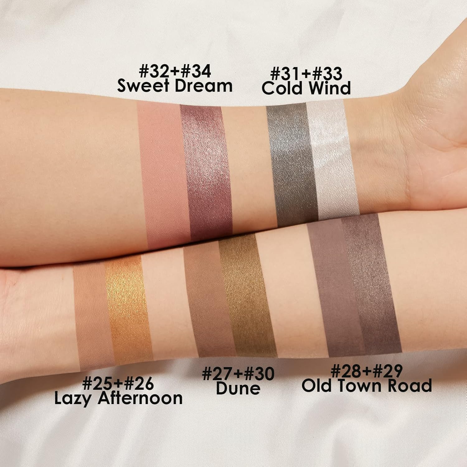 FOCALLURE 2-Piece Shimmer Matte Cream Eyeshadow Stick Set with Built-in Blending Brush - Image 9