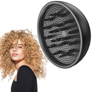 Hair Dryer Diffuser, Diffuser Attachment for Hair Dryer for Curly & Wavy Hair, Hair Diffuser for Curly Hair for Home Salon Gym Women Men & Pet Grooming