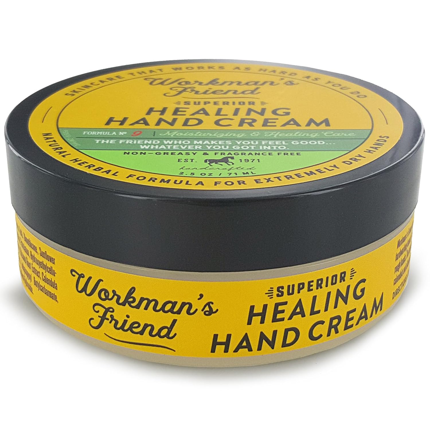 WORKMAN'S FRIEND Superior Healing Hand Cream 2.5 oz Intense Dry Cracked Skin Moisturizer - Image 5