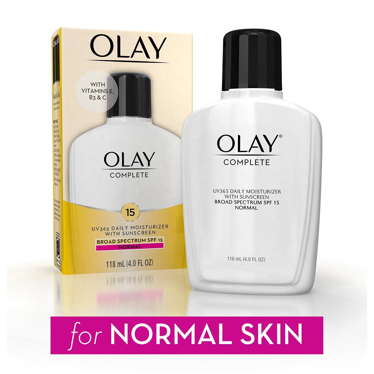 Olay Complete All Day Moisturizer SPF 15 for Normal Skin, 4 Fl Oz - Image 4