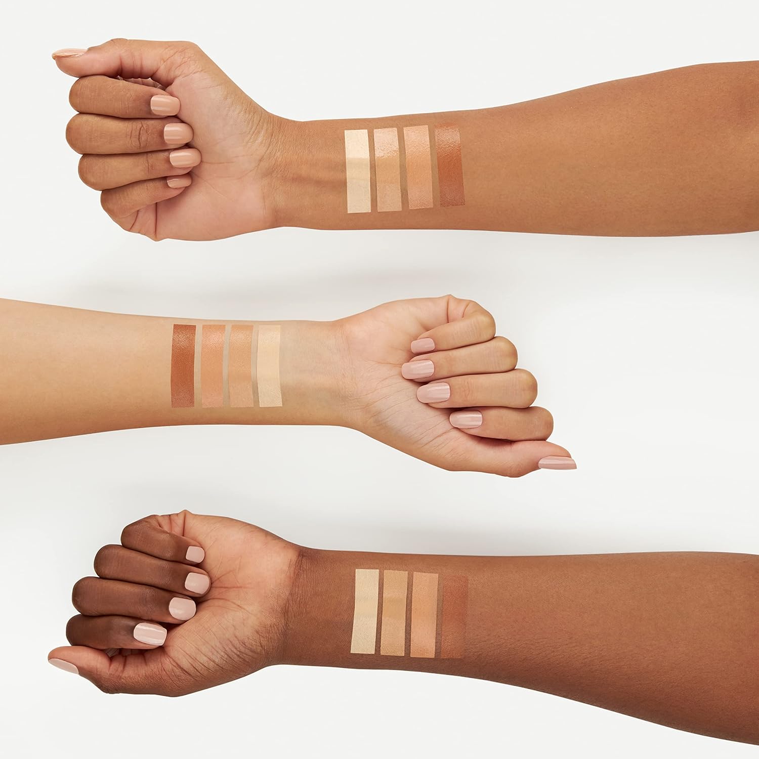 Mineral Fusion Concealer Palette Quad Warm to Deep Shades Cream Contour .35 Oz with Vitamins - Image 3
