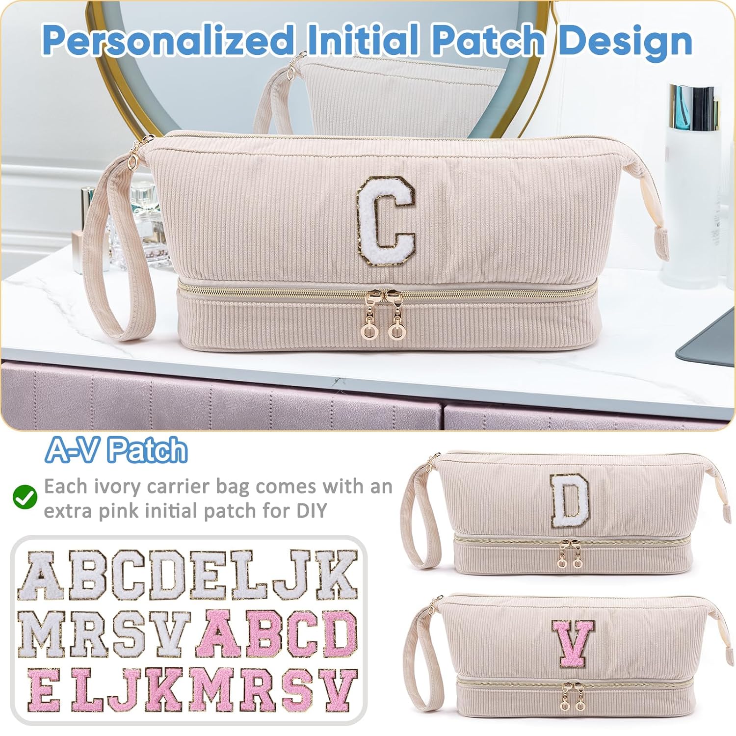 Shark FlexStyle/SmoothStyle Personalized Double-Layer Travel Hair Dryer Organizer Case - Image 3