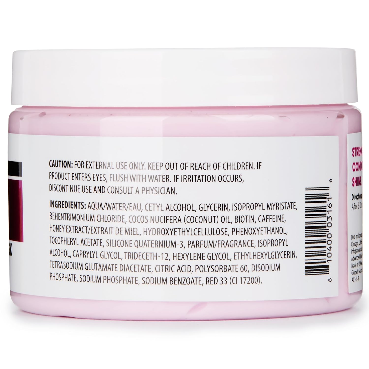 Advanced Clinicals Biotin Hair Treatment Mask 16 oz Strengthening for Color-Treated Hair - Image 7