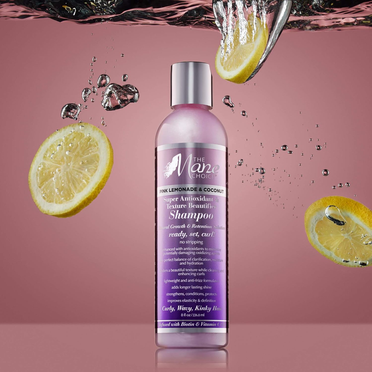 The Mane Choice Pink Lemonade Shampoo for All Hair Types, 12 oz, Anti-Oxidant Formula - Image 3