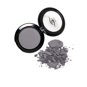 Eye Embrace Gray Eyebrow Powder, Hair Powder, Root Cover-Up – Waterproof, Cruelty-Free (Grace medium gray)