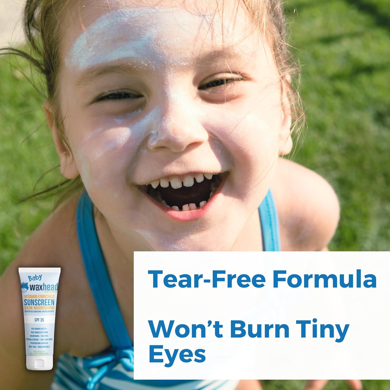 Waxhead Baby Sunscreen SPF 35 Non-nano Zinc Oxide Lotion 4 oz for Babies and Toddlers - Image 4