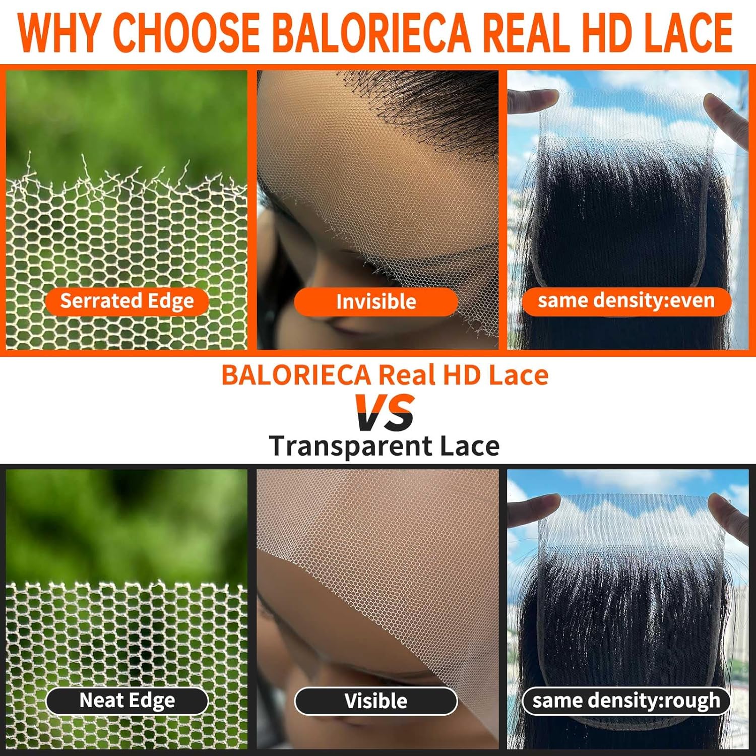 12 Inch 100% Raw Cambodian Human Hair 5x5 HD Lace Closure Wig Pre-Plucked - Image 2