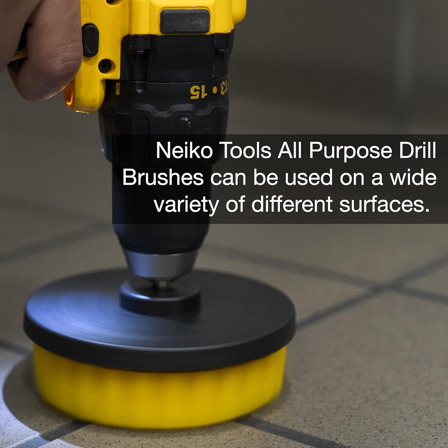 NEIKO 00321A 9-Piece All-Purpose Cleaning and Car Detailing Drill Brush Set - Image 6