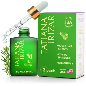 Hair Serum for Hair Growth Serum Women Made in USA - 2 Pack Scalp Serum for Hair Growth Non-Greasy Rosemary & Amla Hair Care Vegan 1 Oz Hair Loss Treatment for Women Regrowth Treatment