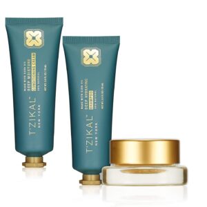 T'zikal Rejuvenation Project with Ojon Oil: Travel Size Hair Mask and Dry Scalp Treatment. Hair Repair Treatment for Damaged Hair. Split Ends Oil Treatment for Hair. Sulfate Free Deep Conditioner.
