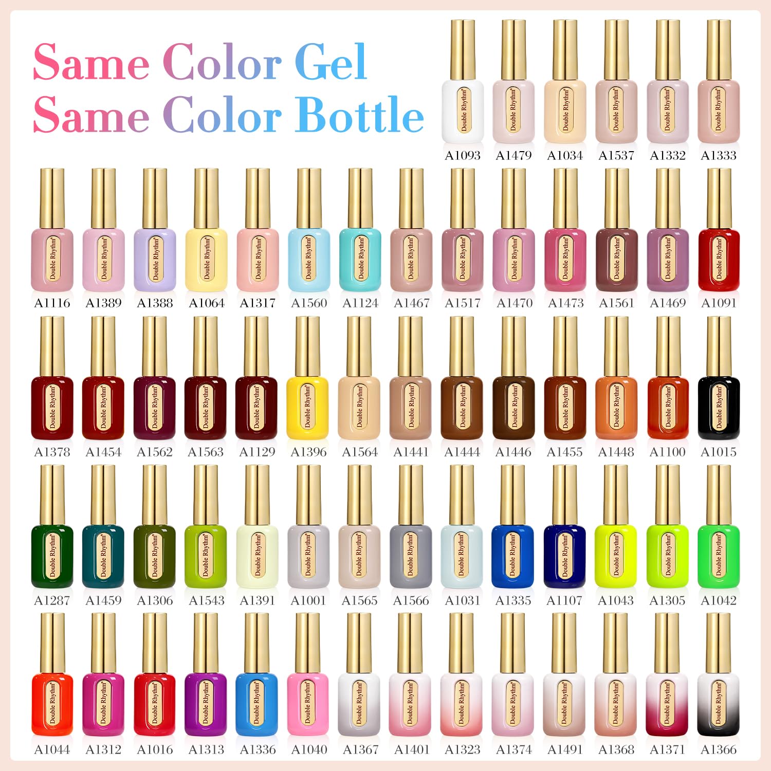Double Rhythm 0.50 OZ Neon Green Hema-Free Gel Nail Polish 15 ML - Image 8