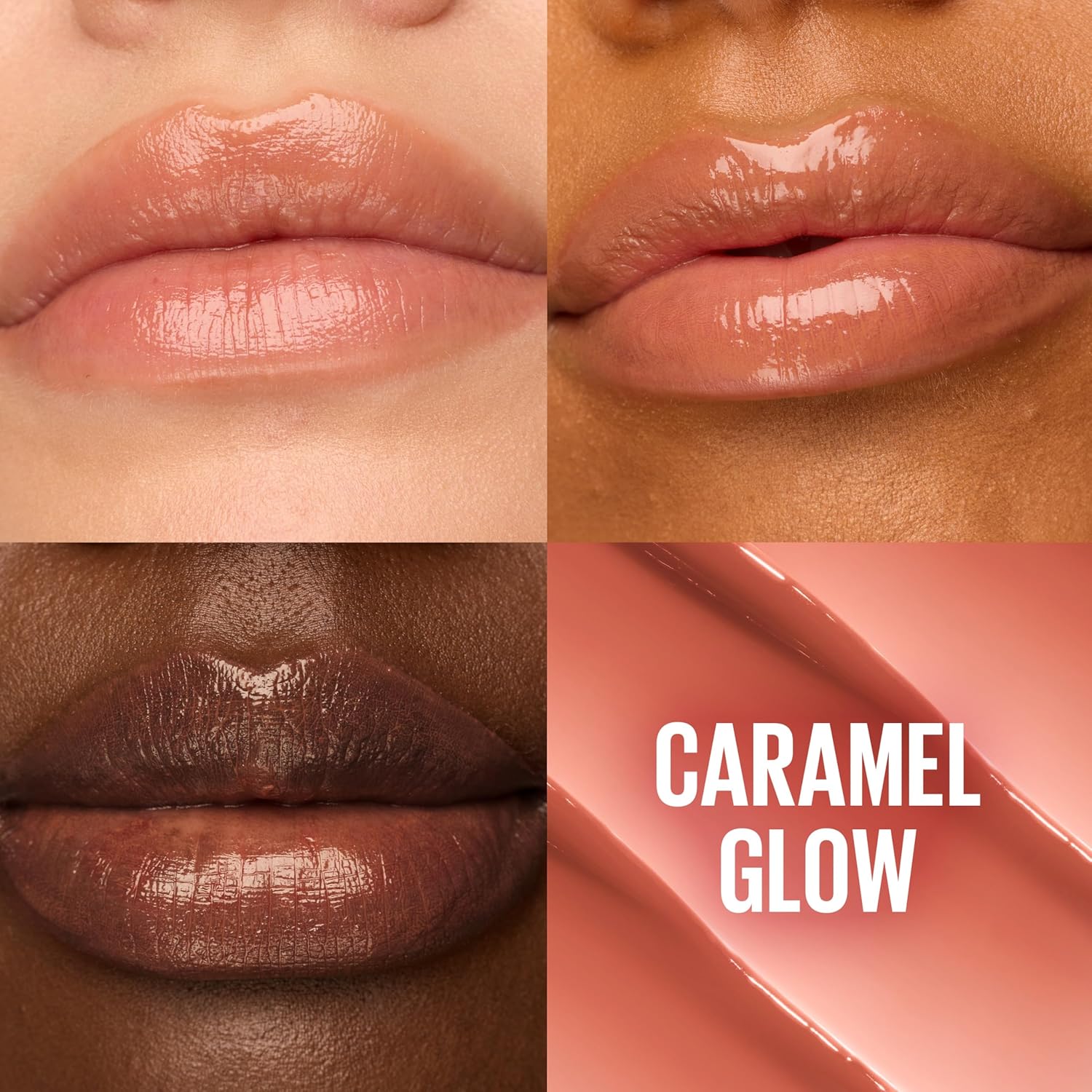Maybelline Lifter Gloss Balm Hyaluronic Acid Caramel Glow 0.1 oz - Image 2