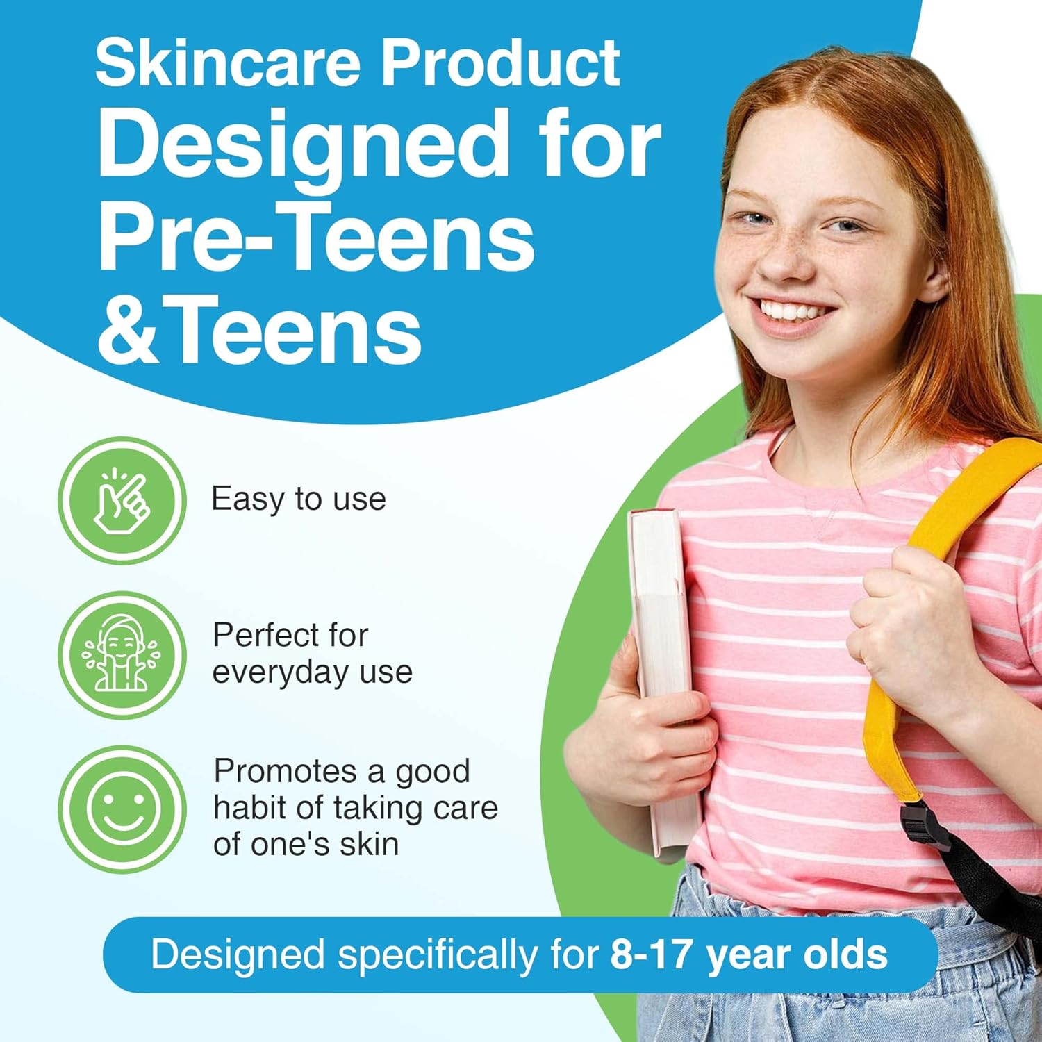 Kidskin Z-Blast Vegan Face Acne Serum for Kids Ages 9-17, 1 fl oz - Image 6