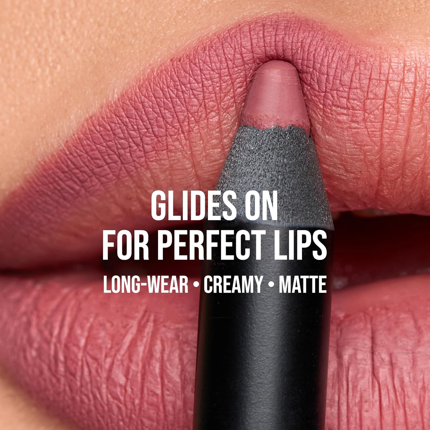 K7L Vegan Dark Pink Lip Crayon 0.1 oz Long Lasting Waterproof - Image 3