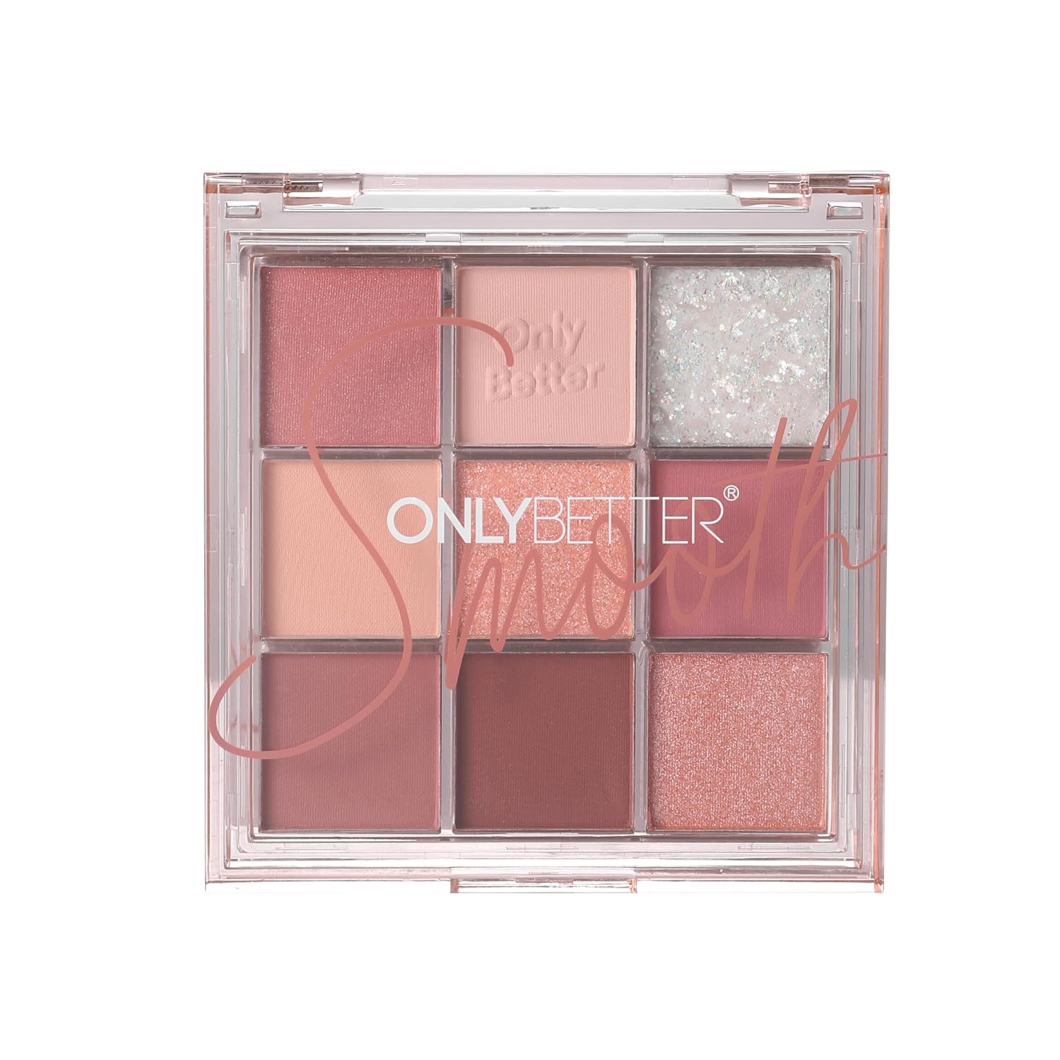 9 Shade Pink Eyeshadow Palette Metallic Shimmer Finish Long Lasting Waterproof - Image 7