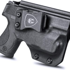 M&P Shield 9mm/.40 w/TLR-6 Holster, IWB Kydex Holster Fit: S&W M&P Shield 9/.40 M2.0 Pistol w/TLR6, Inside Waistband Concealed Carry Holster, Adj. Cant & Retention, Right/Left Hand Option