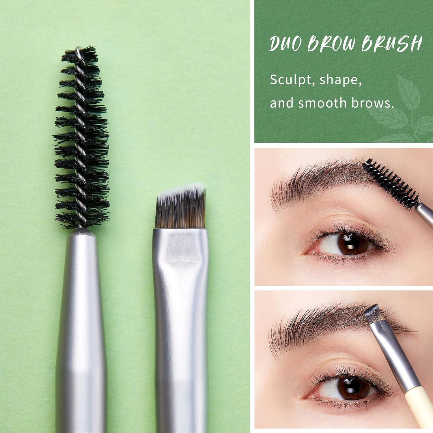 Jessup 8-Piece Cruelty-Free Eyeshadow Brush Set for Blending Concealer Eyebrow Eyeliner - Image 5