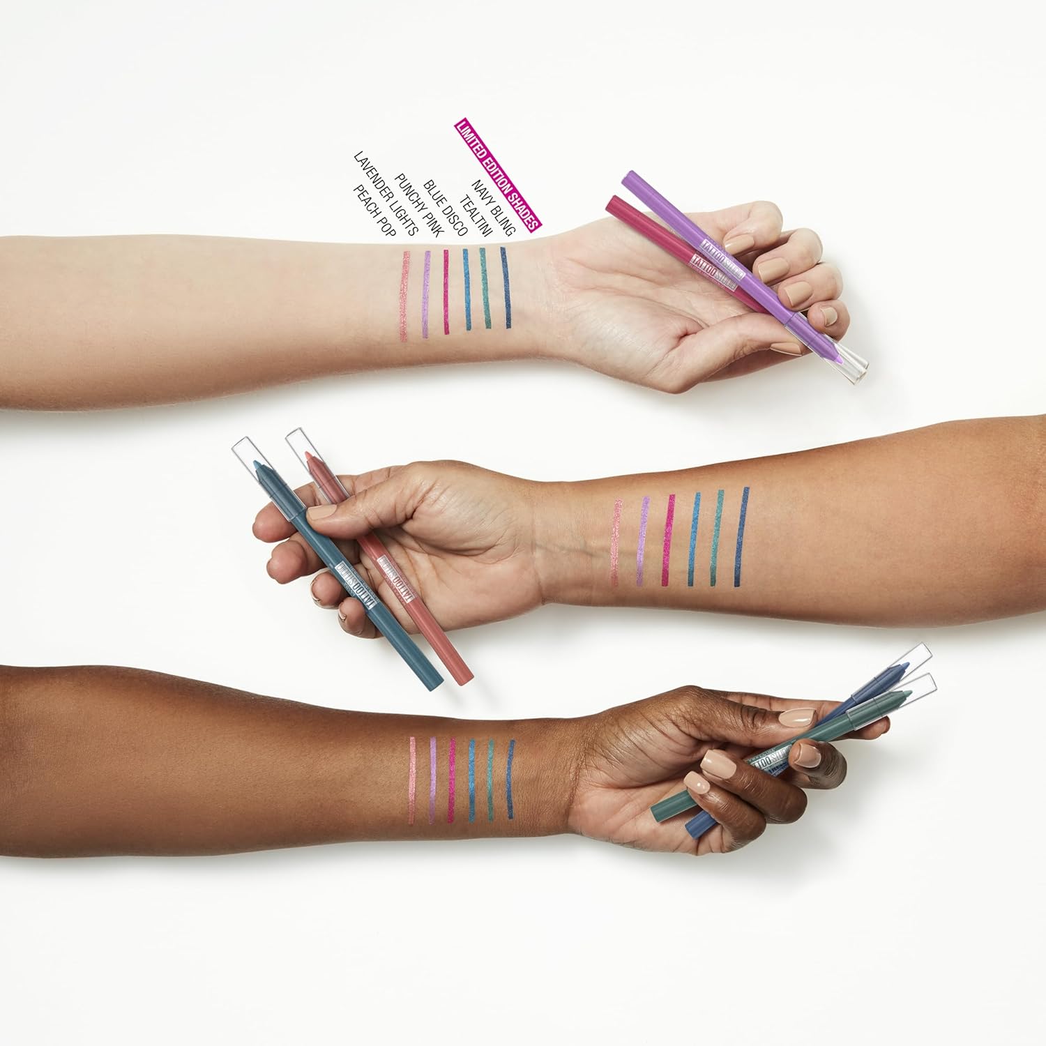 Maybelline Tattoo Studio Navy Bling Waterproof Eyeliner Pencil 36 Hour Wear 1 Count - Image 5