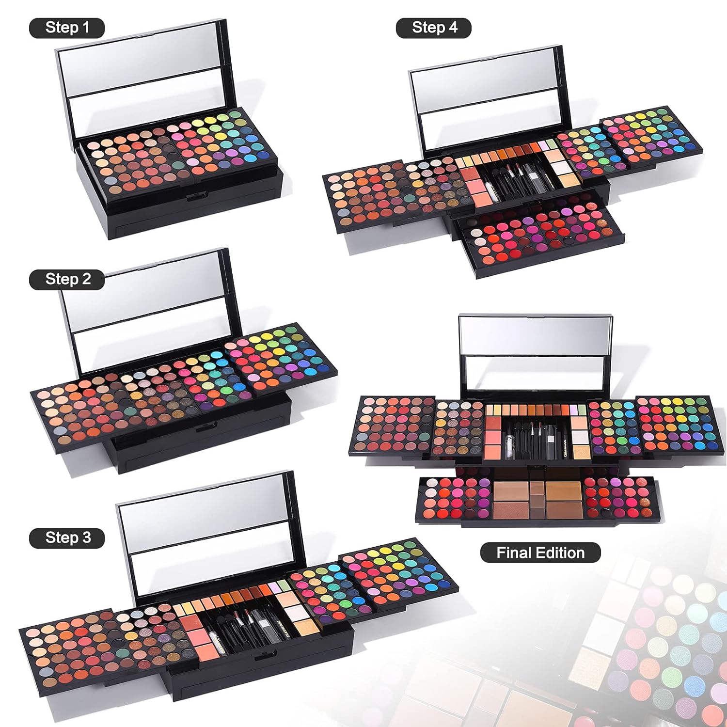All-in-One Professional Big Makeup Kit for Teens and Women, Complete Beauty Case with Cosmetics Set - Image 8