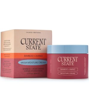 CURRENT STATE Bamboo + Amino Mega Moisturizer Face Cream - Deeply Nourishing Barrier Cream for Dry, Flaky Skin- Ultimate Replenishing Face Moisturizer with Superior Plant Oils, 1.7 oz.