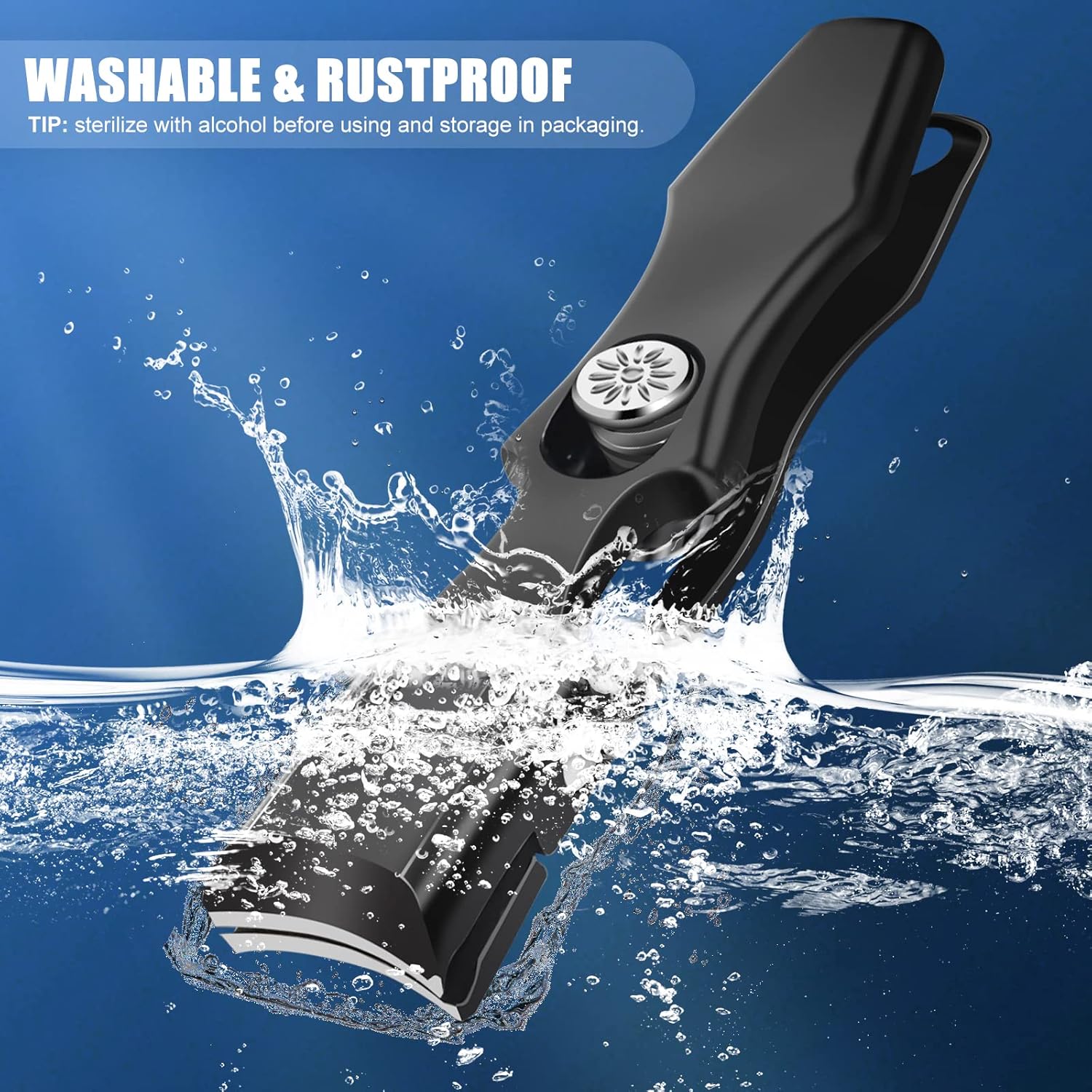 Heavy Duty German Nail Clippers for Men, Large Size, with Integrated Catcher - Image 6