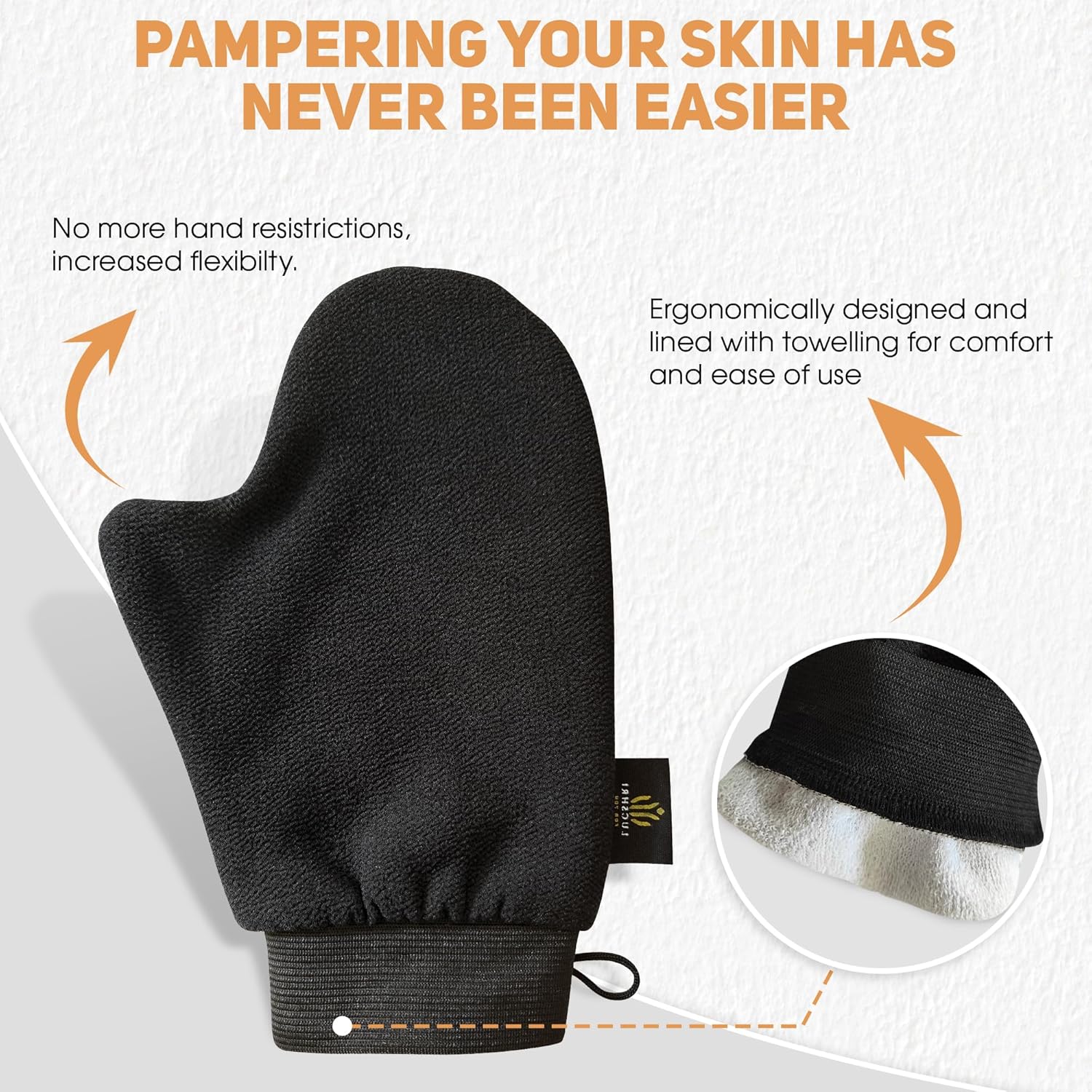 Deep Exfoliating Glove for Self Tanning Removal and Skin Prep, 1 Pack - Image 6