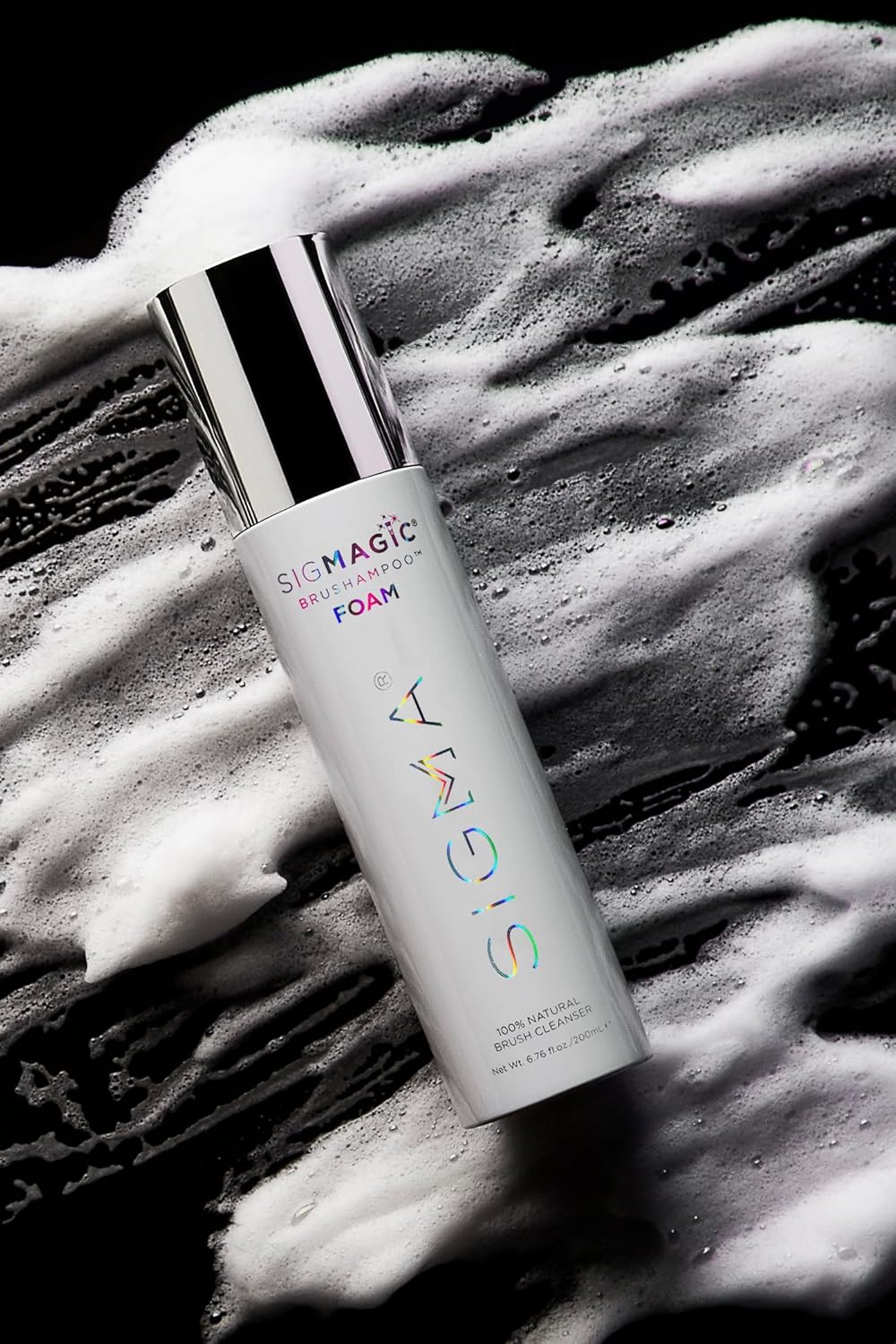 Sigma Beauty Sigmagic Professional Makeup Brush Shampoo 6.76 Oz Foaming Cleaner for Brushes and Sponges - Image 6