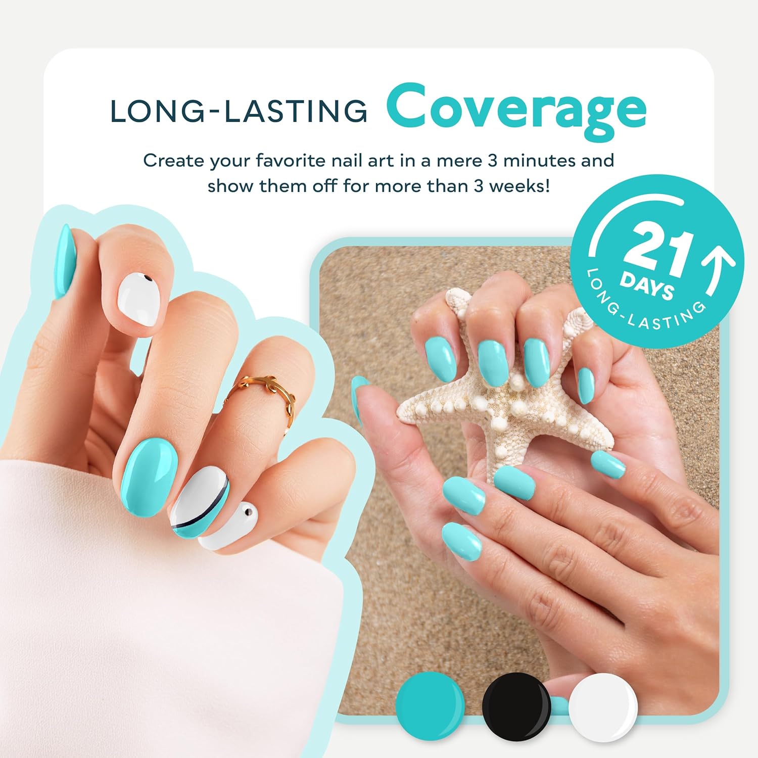 SUNUV Hema-Free Gel Polish Kit: 6 Colors with UV Nail Lamp for Professional At-Home Manicures - Image 5