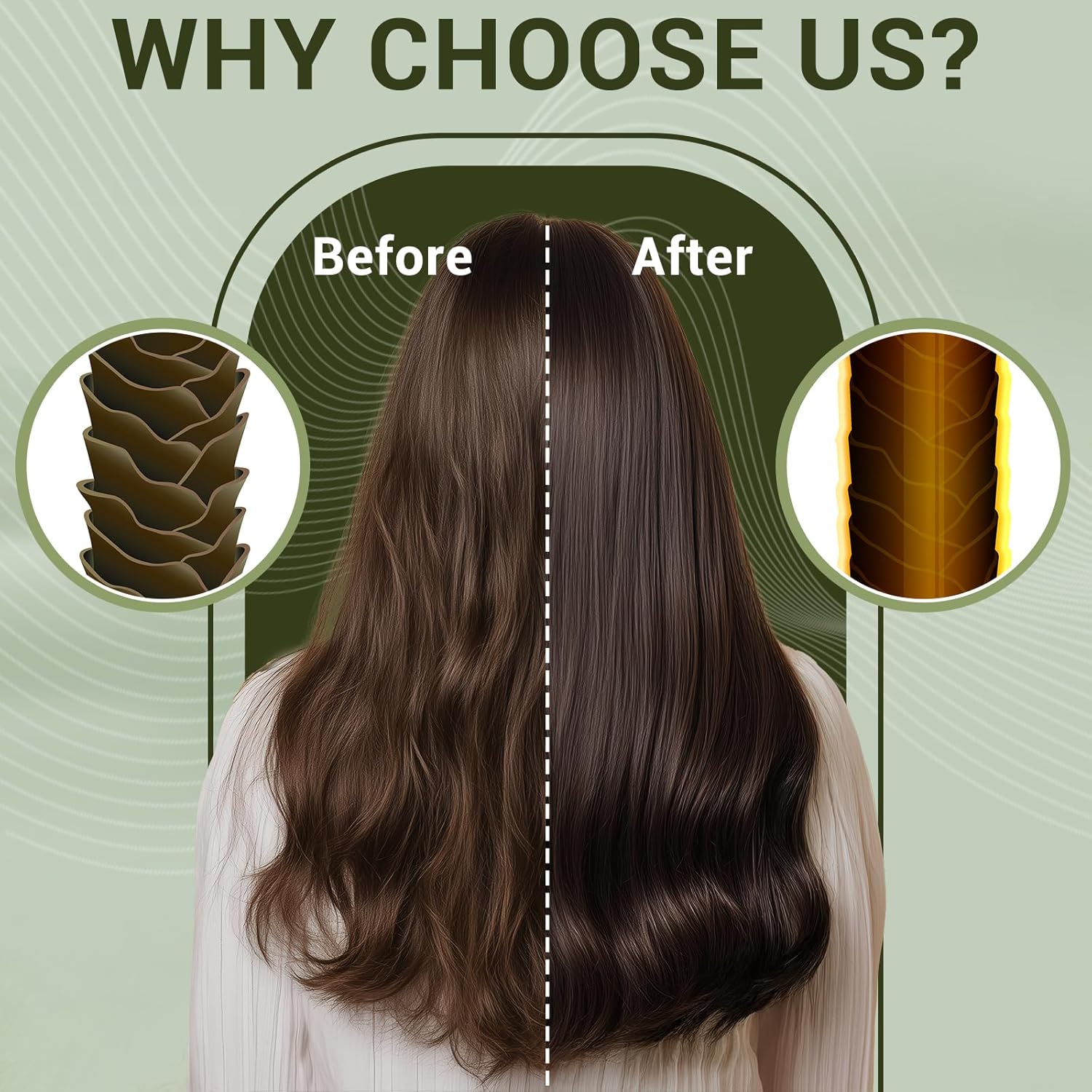 Boar Bristle Wood Hair Brush for All Hair Types and Lengths - Image 6