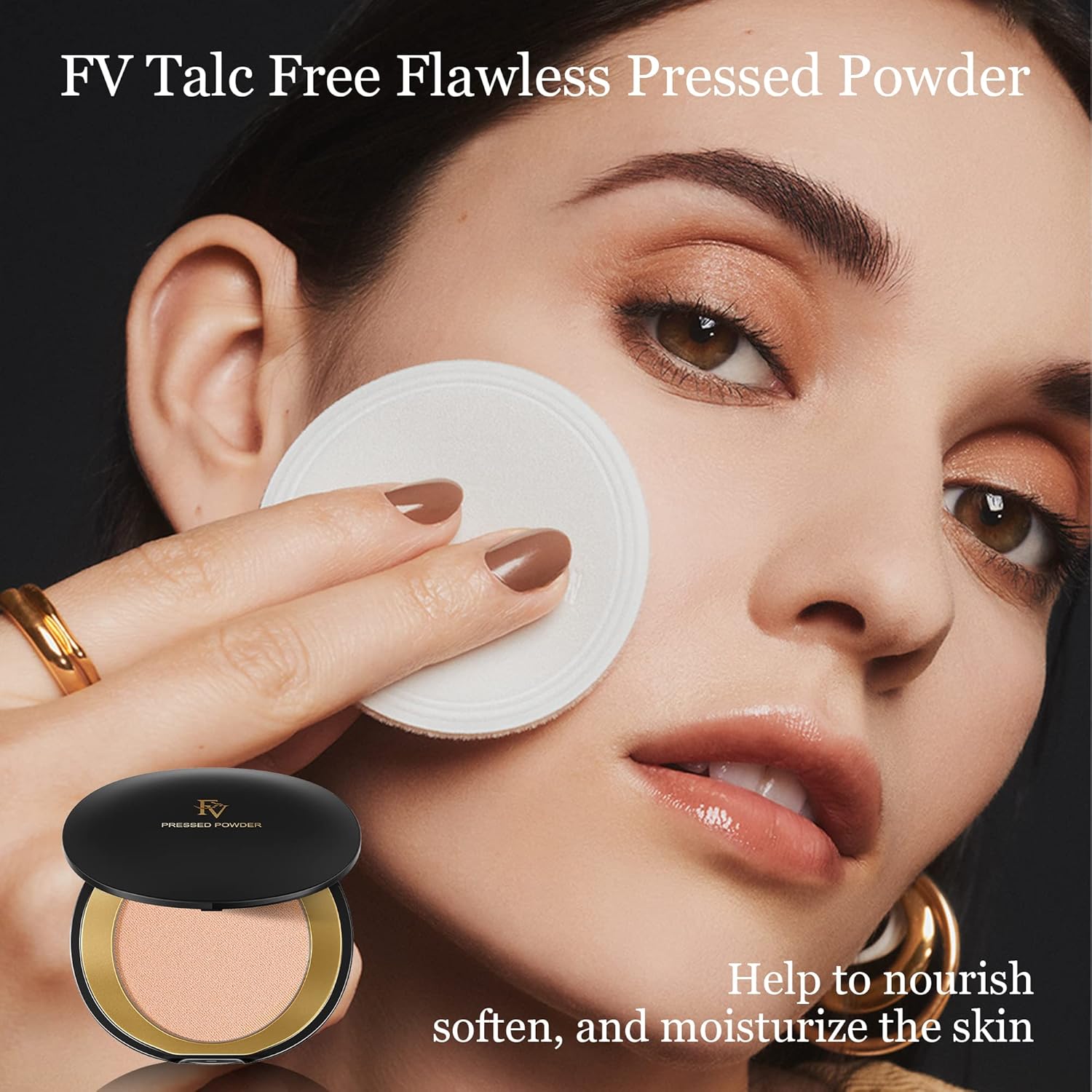FV Translucent Oil-Control Pressed Face Powder for Light to Tan Skin 0.28 Oz - Image 7