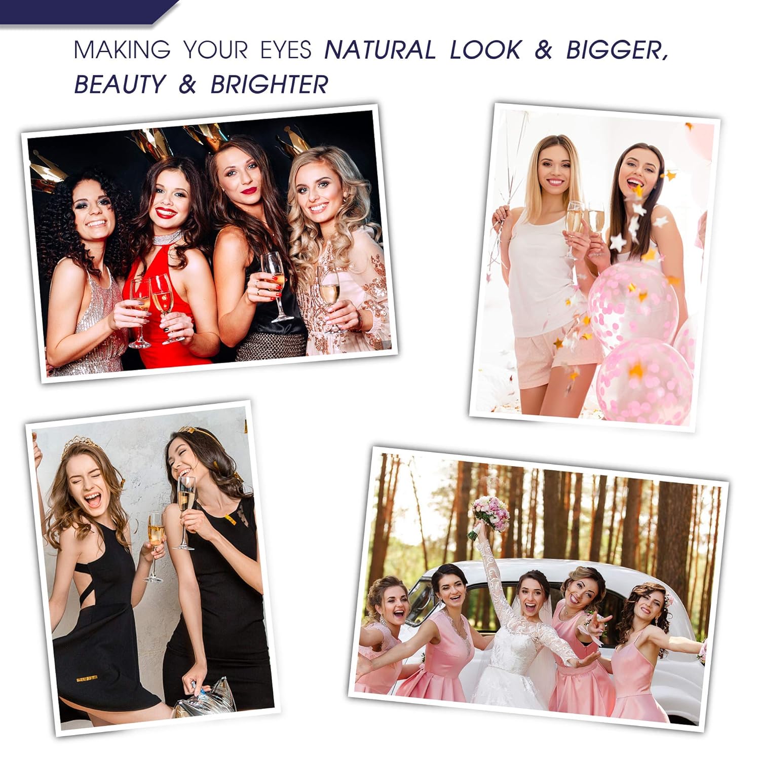 SevenCrown 10 Pairs Magnetic False Eyelashes and Waterproof Eyeliner Kit, Natural Look - Image 6