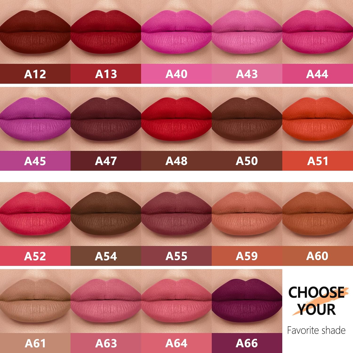 A48 Tea Time Long Lasting Smudgeproof Transferproof Vegan Red Lipstick for Women 1 Pack - Image 7