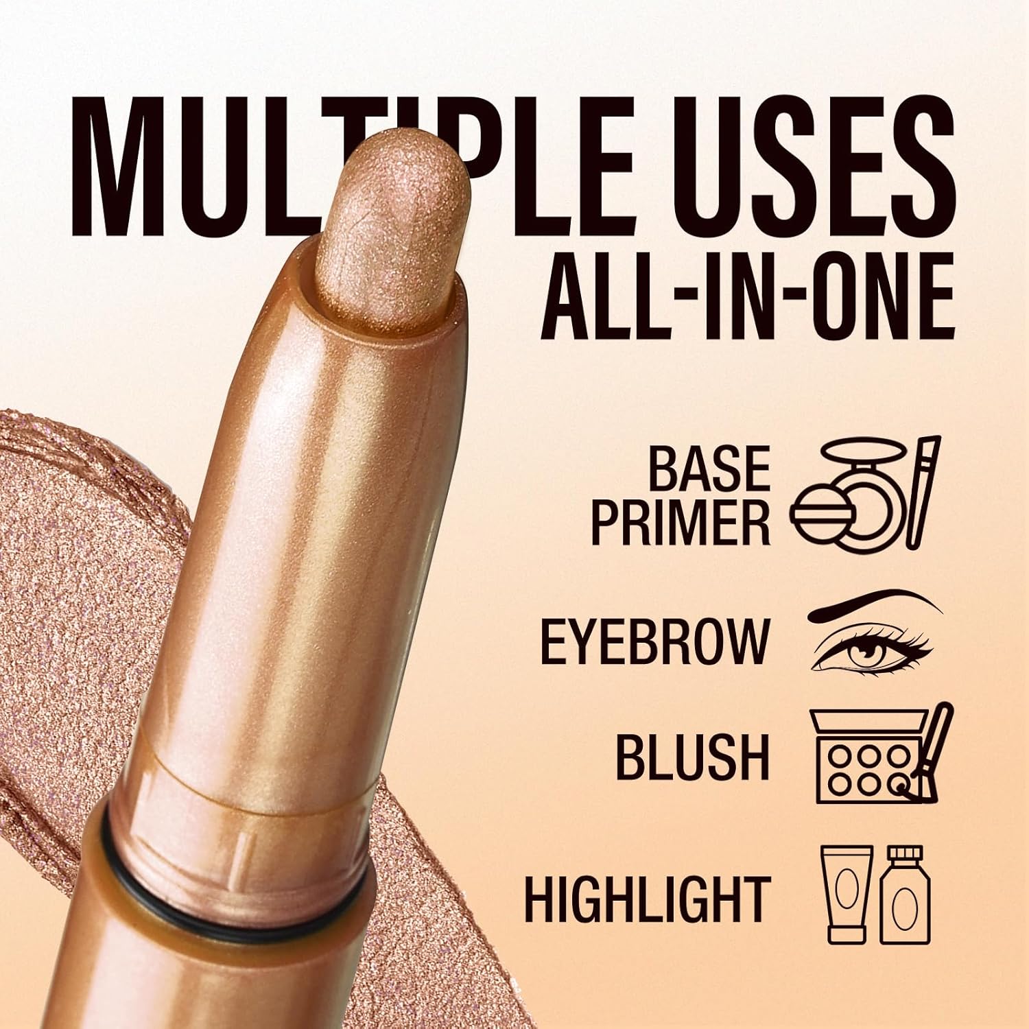 LANGMANNI 6 Piece Waterproof Creamy Eyeshadow Stick Set Long-Lasting Colors for Women - Image 7