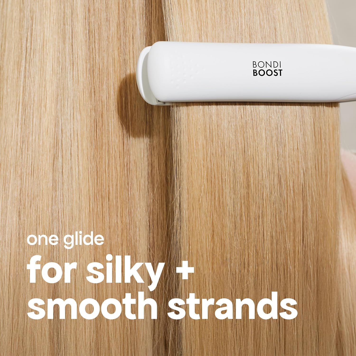 BondiBoost Aloe Plated 1-Inch Flat Iron for Smooth Sleek Hair Styling - Image 7