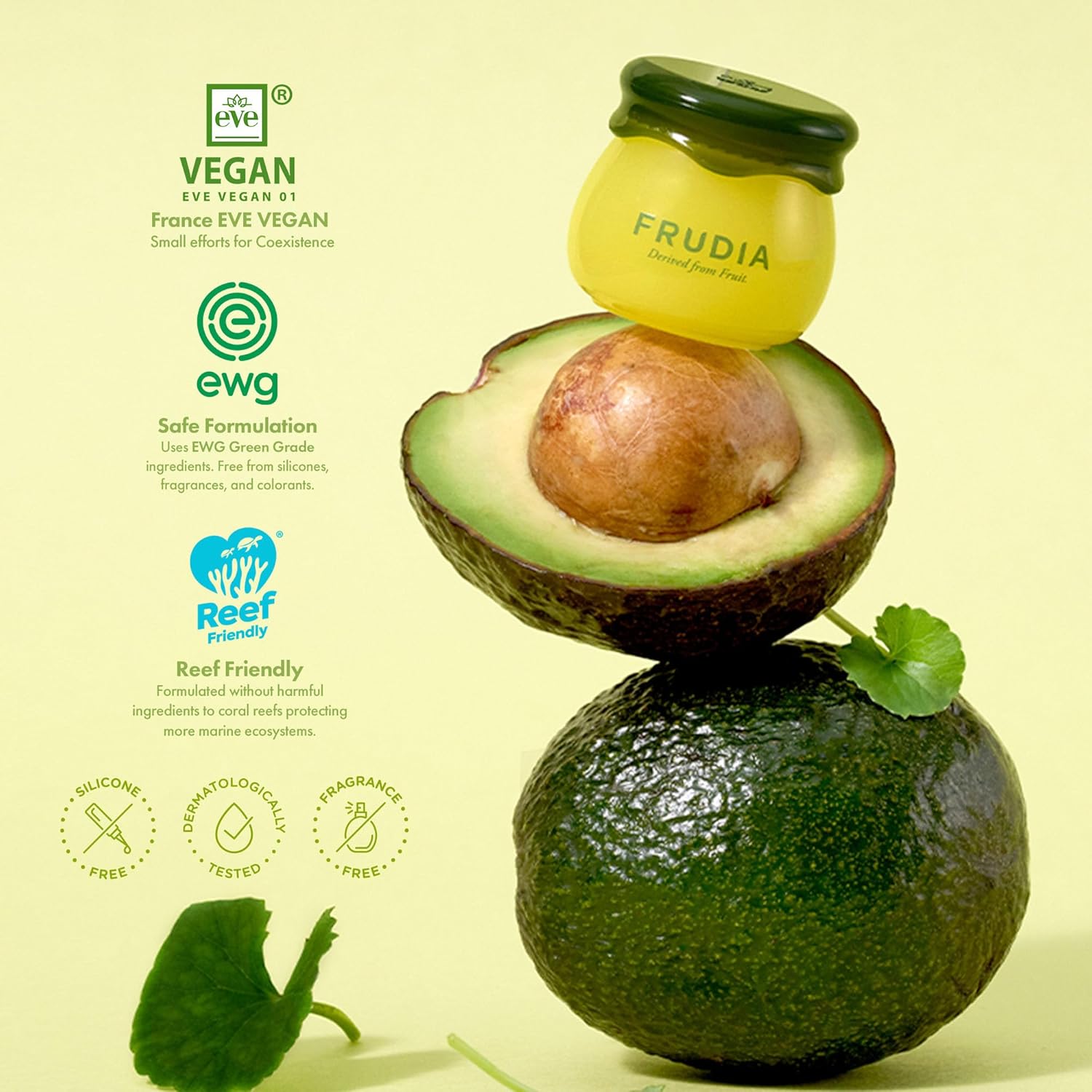 FRUDIA Avocado Cica Relief Vegan Lip Balm 0.33 fl oz Hydrating Organic with Shea Butter - Image 6