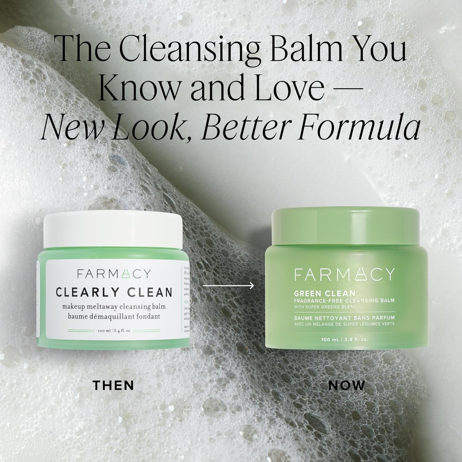Farmacy Green Clean 100ml Fragrance-Free Waterproof Makeup Remover Balm Oil Cleanser - Image 2