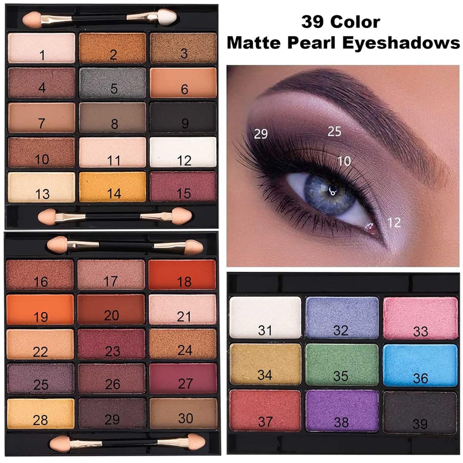 58 Color Professional Makeup Kit Gift Set for Women & Girls Beginners Eyeshadow Blush Lipstick - Image 2