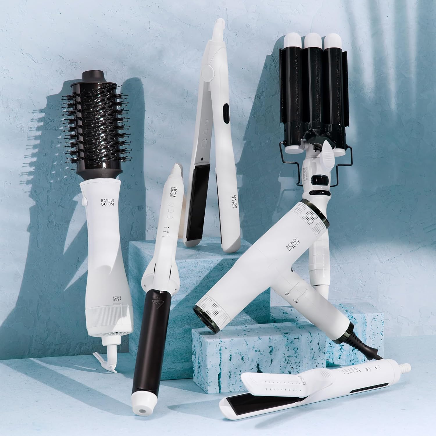 BondiBoost Aloe Plated 1-Inch Flat Iron for Smooth Sleek Hair Styling - Image 9