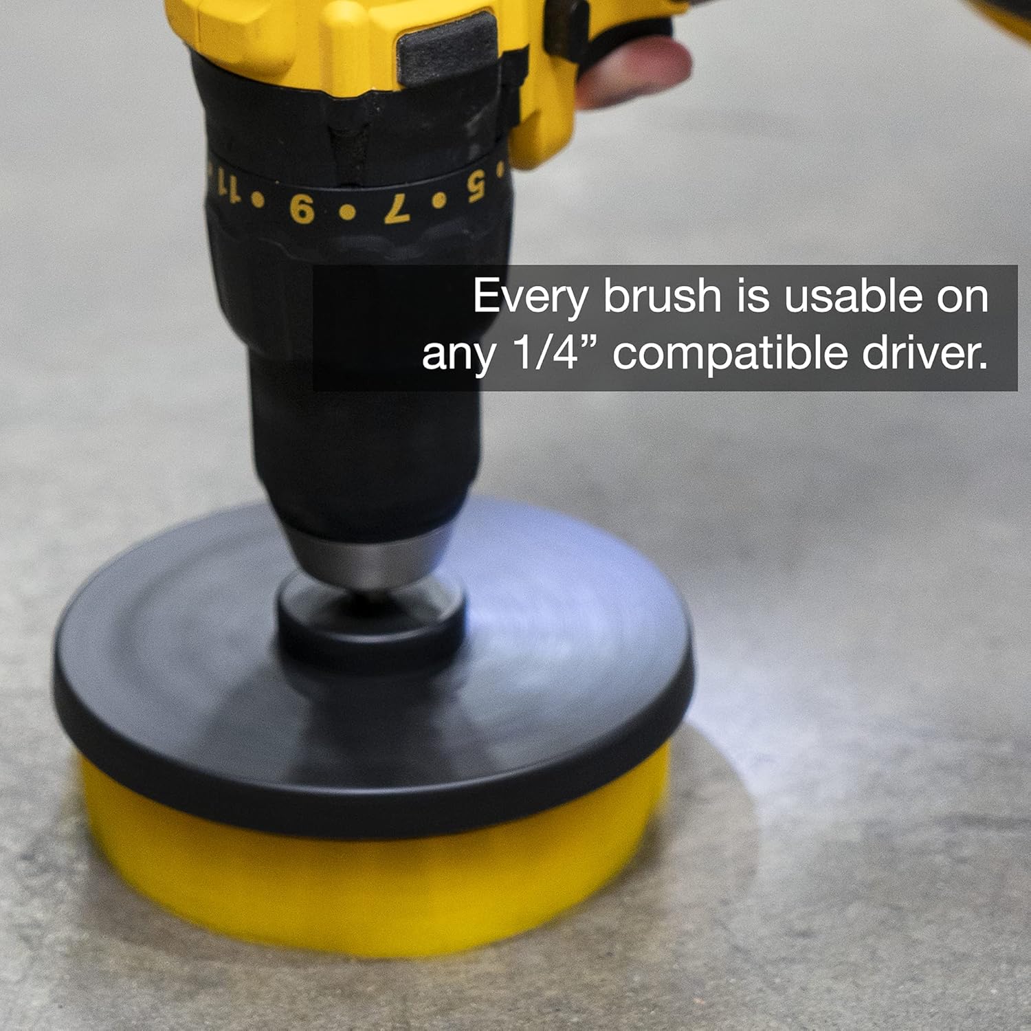 NEIKO 00321A 9-Piece All-Purpose Cleaning and Car Detailing Drill Brush Set - Image 5