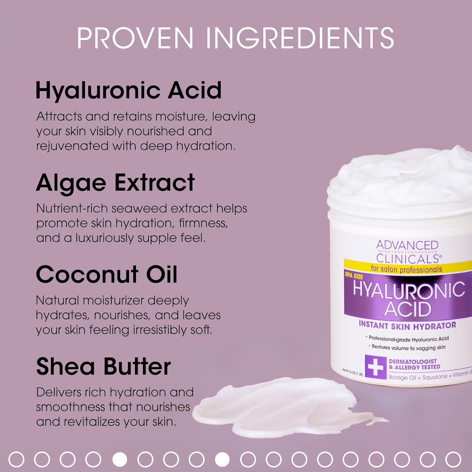 Advanced Clinicals Hyaluronic Acid Hydrating Cream & Retinol Firming Cream Set, 2oz Each - Image 7