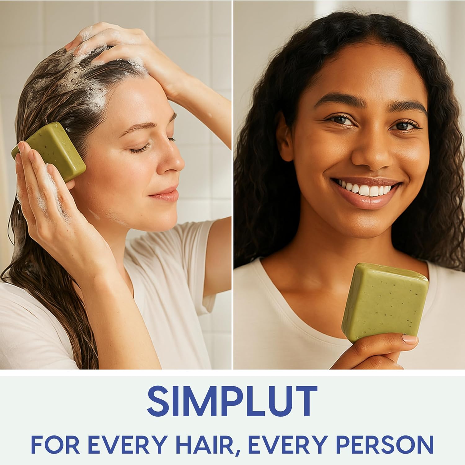 Rosemary Tea Tree Shampoo Bar with Keratin Biotin Argan Oil 5.2oz Sulfate Free Condition - Image 2