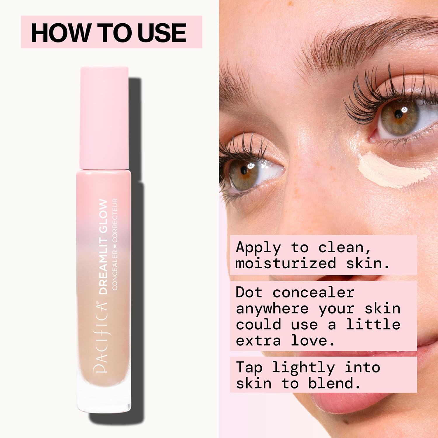 Pacifica DreamLit Glow Squalane Full Coverage Concealer for Dark Circles 0.3 oz Vegan - Image 11