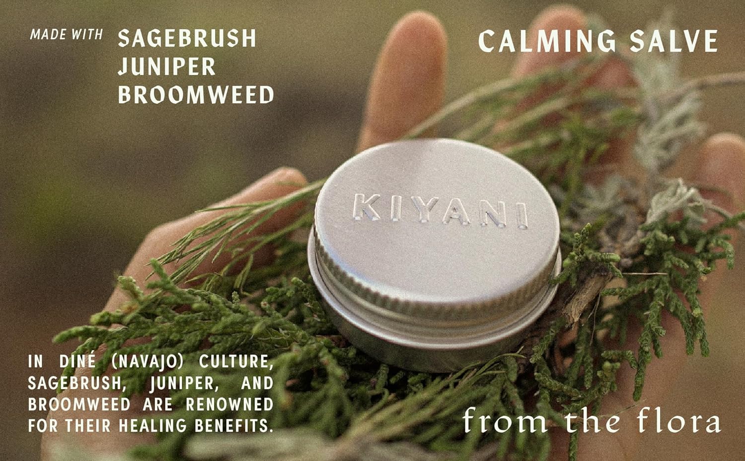 Kiyani Calming Salve 2 oz Herbal Cream for Eczema, Psoriasis, Rosacea, and Dry Skin Relief - Image 2