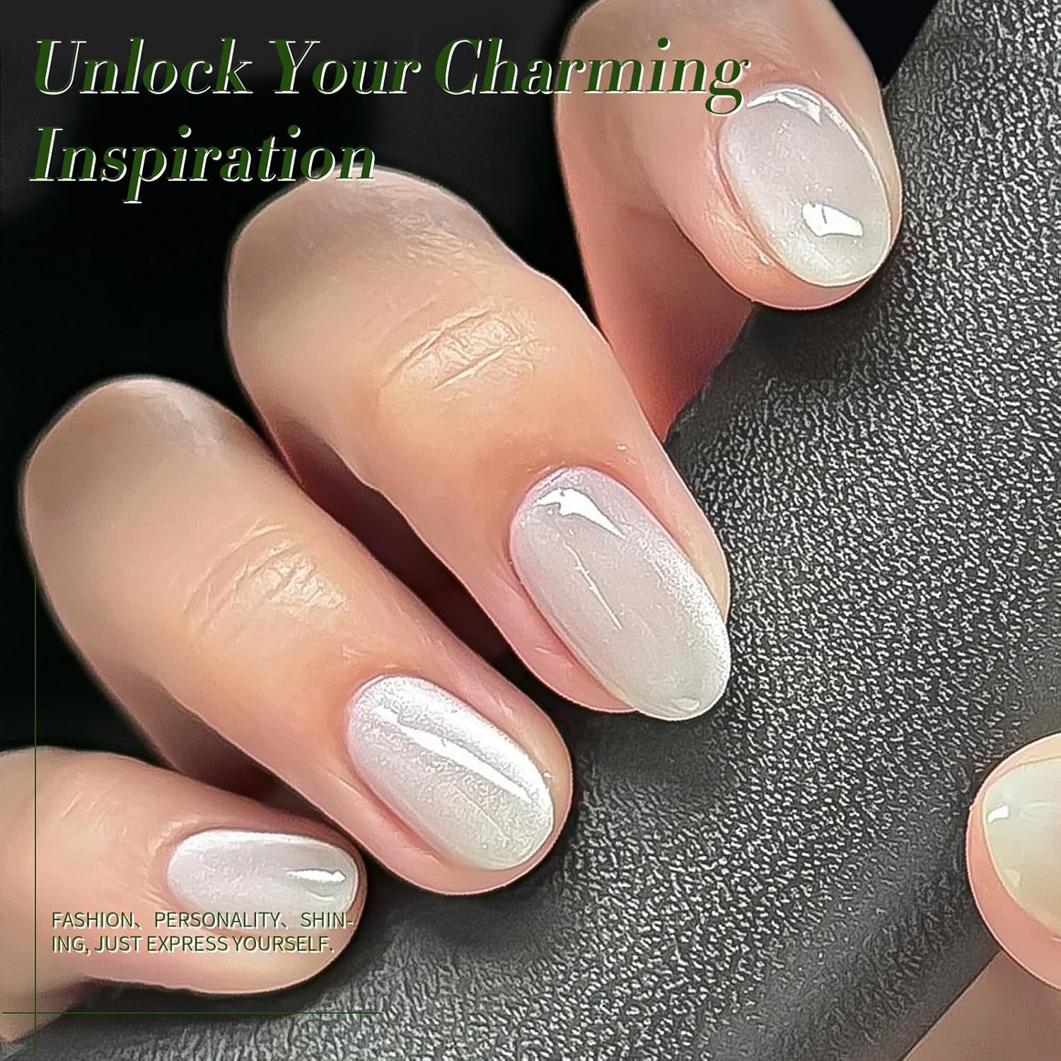 BORN PRETTY 15ML Milky White Magnetic Cat Eye Gel Nail Polish for DIY Nail Art - Image 3