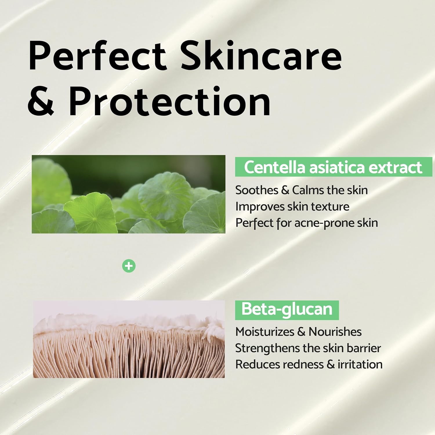IUNIK Centella Calming Moisture Daily Sunscreen SPF 50+ PA++++ 50ml for Sensitive Skin - Image 5