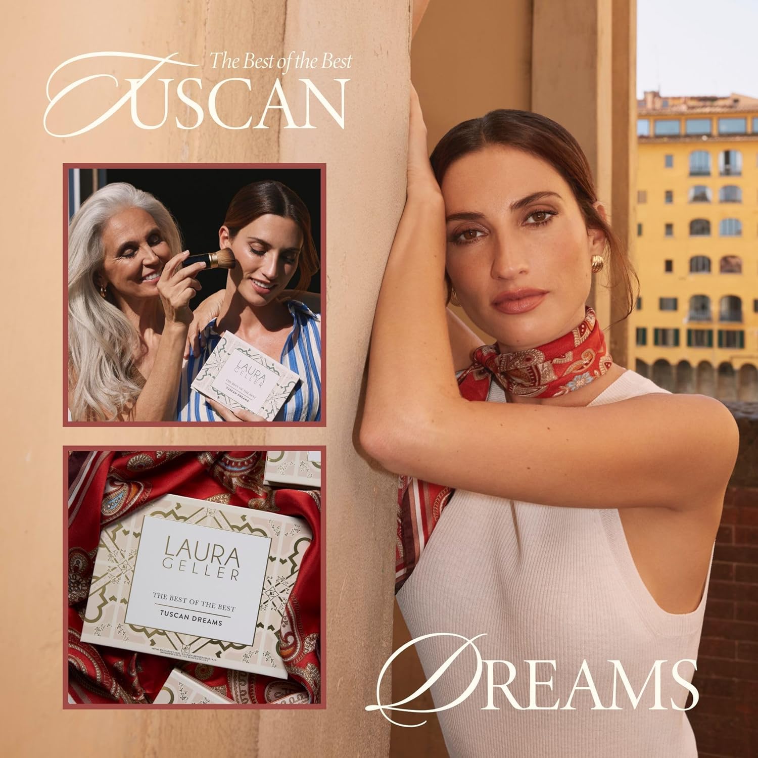 Laura Geller Tuscan Dreams Baked Palette Full Size with Bronzer Blush Highlighter 6 Eyeshadows - Image 9