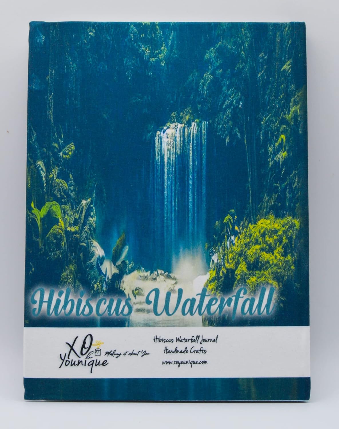 Hibiscus Waterfall Scented Candle and Wax Melts Set with Decorative Hardcover Journal - Image 7